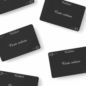 carte cadeau noir et blanc